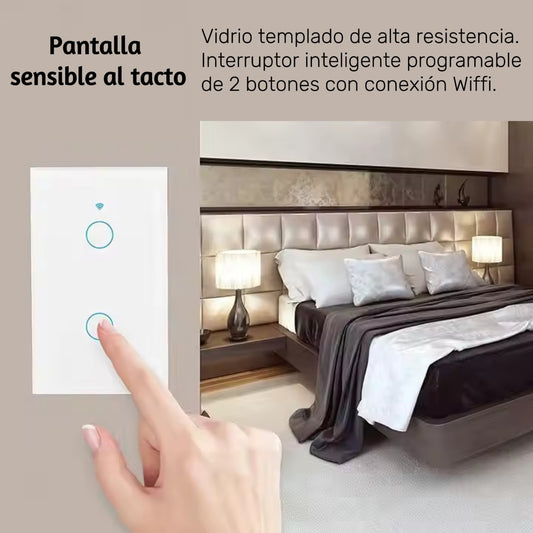 Interruptor Inteligente Google Home Alexa Smart Touch Doble