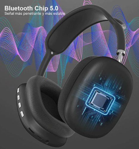 Auriculares, Diadema Inalámbrica Bluetooth P9