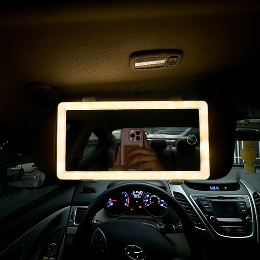 🌟Espejo Luz Led Original Para Carro, Tocador Recargable Usb