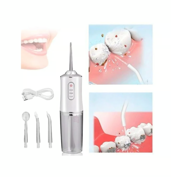 Irrigador Dental Recargable Portátil Limpieza Bucal